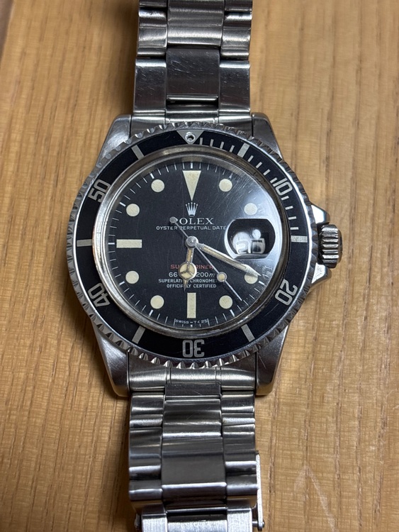 ロレックス サブマリーナー 168（高級時計）の商品画像 - 査定依頼日：2025年8月25日 - 最高査定価格：2,600,000円