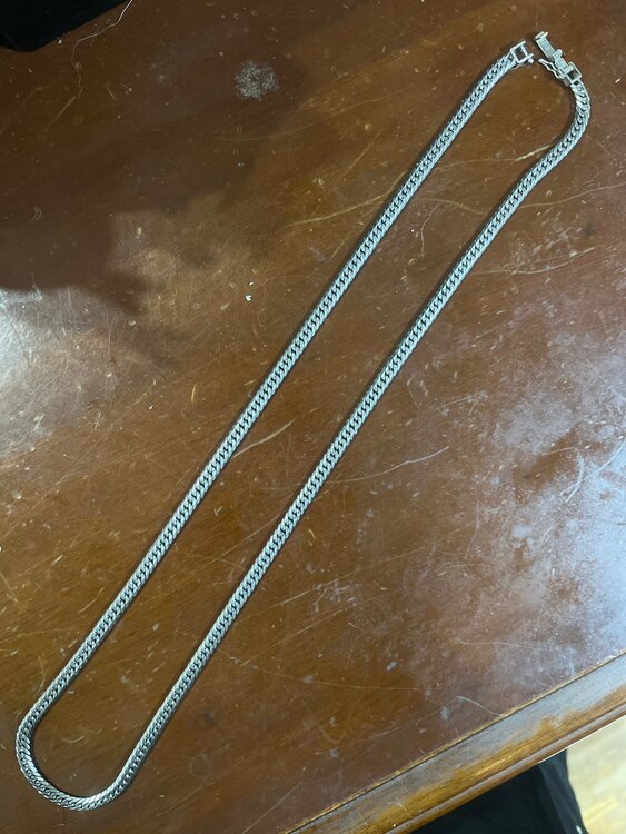 Pt850 喜平 6面 Wカット ネックレス 50g 60cm プラチナ 850（金・貴金属）の商品画像 - 査定依頼日：2024年11月24日 - 最高査定価格：225,000円