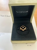 ヴァンクリーフ＆アーペル  アルハンブラ リング K18YG／オニキ（金・貴金属）の商品画像 - 査定依頼日：2025年12月18日 - 最高査定価格：300,000円