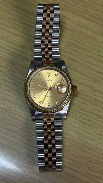 ロレックス デイトジャスト 62523H（高級時計）の商品画像 - 査定依頼日：2025年3月19日 - 最高査定価格：920,000円