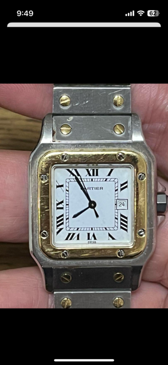 カルティエ サントス Ref296（高級時計）の商品画像 - 査定依頼日：2025年2月3日 - 最高査定価格：620,000円