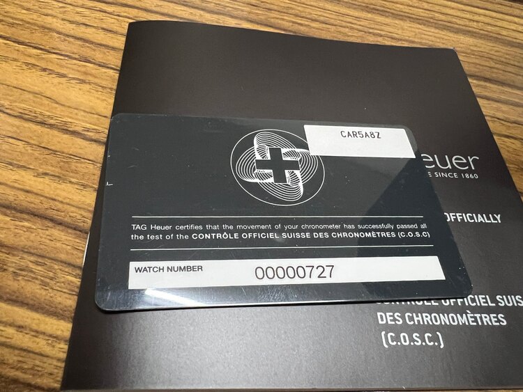 タグホイヤー カレラ （高級時計）の商品画像 - 査定依頼日：2025年3月4日 - 最高査定価格：1,350,000円