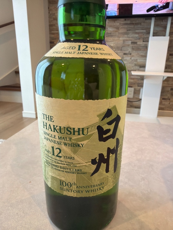 白州12年（お酒）の商品画像 - 査定依頼日：2026年4月23日 - 最高査定価格：21,100円