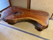 一枚板無垢材テーブル（美術品・骨董品）の商品画像 - 査定依頼日：2026年9月23日 - 最高査定価格：5,000円