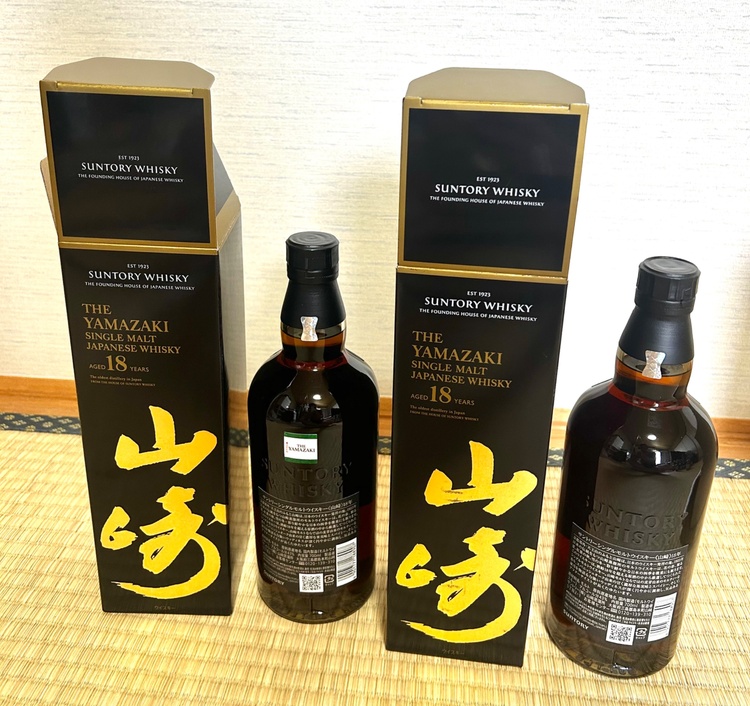 山崎18年（お酒）の商品画像 - 査定依頼日：2026年7月16日 - 最高査定価格：181,500円