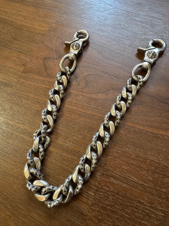 CHROME HEARTS ウォレットチェーン 2クリップ ショート（古着・ファッション）の商品画像 - 査定依頼日：2026年2月21日 - 最高査定価格：750,000円