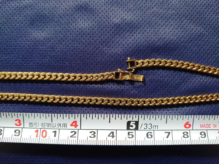 ネックレス（金・貴金属）の商品画像 - 査定依頼日：2023年7月2日 - 最高査定価格：350,500円