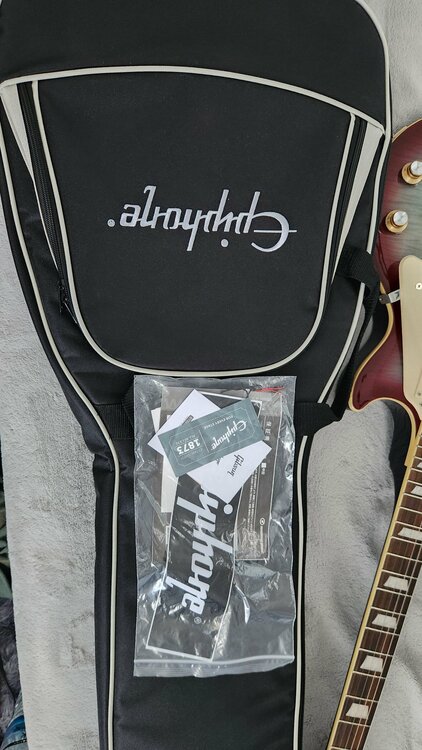 Epiphone Les Paul Standard 60s Figured（ピアノ・楽器・PA機材）の商品画像 - 査定依頼日：2026年7月23日 - 最高査定価格：100,000円