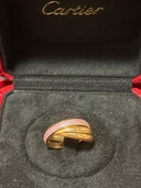 カルティエ　ピンクサファイア　トリニティリング（金・貴金属）の商品画像 - 査定依頼日：2026年8月28日 - 最高査定価格：300,000円