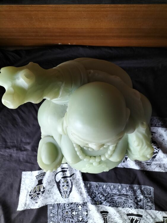 和田玉布袋様（美術品・骨董品）の商品画像 - 査定依頼日：2025年7月13日 - 最高査定価格：18,000円