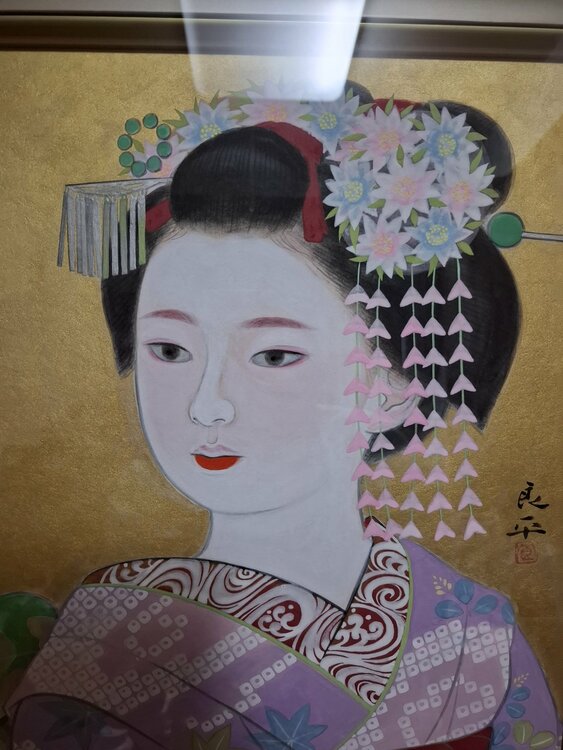 舞妓　良平（美術品・骨董品）の商品画像 - 査定依頼日：2026年2月28日 - 最高査定価格：60,000円