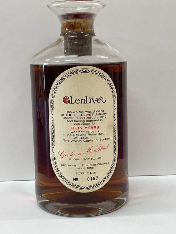 Glenlivet 1940 | 50 Year Old Gordon & Ma（お酒）の商品画像 - 査定依頼日：2026年3月3日 - 最高査定価格：270,000円