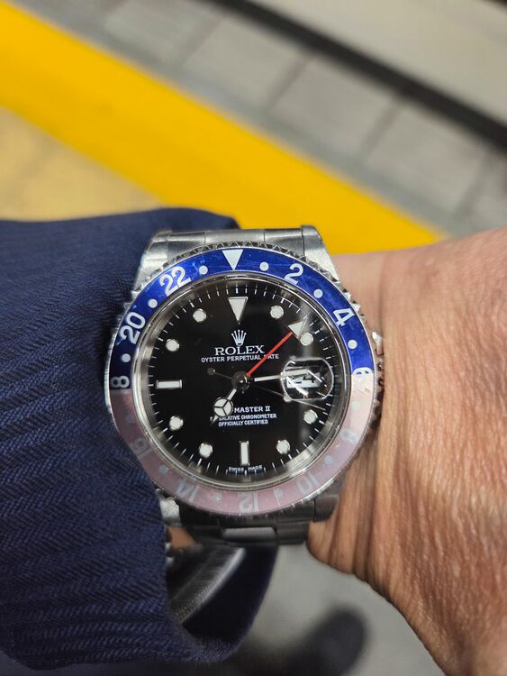 ロレックス GMTマスター 1671（高級時計）の商品画像 - 査定依頼日：2025年10月24日 - 最高査定価格：1,800,000円