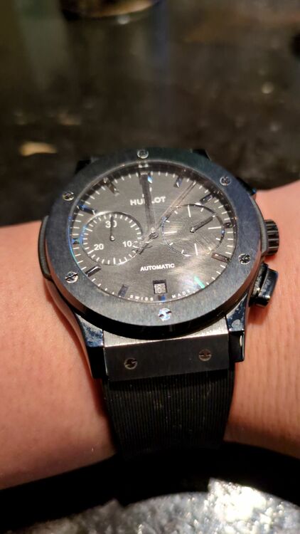 ウブロ クラシックフュージョン クラシック・フュージョン クロノグラフ チタニウム（高級時計）の商品画像 - 査定依頼日：2025年10月23日 - 最高査定価格：800,000円