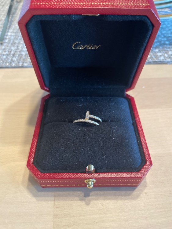 ジュスト アン クル リングスモールモデルセミパヴェ（金・貴金属）の商品画像 - 査定依頼日：2026年4月11日 - 最高査定価格：520,000円