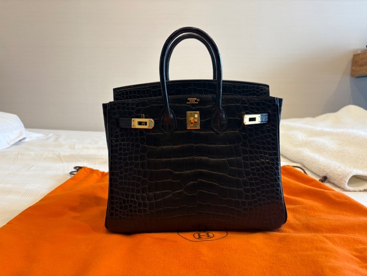 バーキン25 ニロティカスマット/ノアール（ブランドバッグ）の商品画像 - 査定依頼日：2025年9月13日 - 最高査定価格：6,400,000円