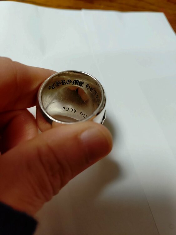 クロムハーツ クラシックオーバルクロス リング（古着・ファッション）の商品画像 - 査定依頼日：2026年2月17日 - 最高査定価格：30,000円