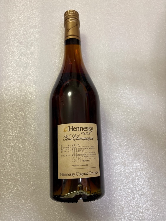 ブランデー ヘネシー （お酒）の商品画像 - 査定依頼日：2025年8月13日 - 最高査定価格：6,000円