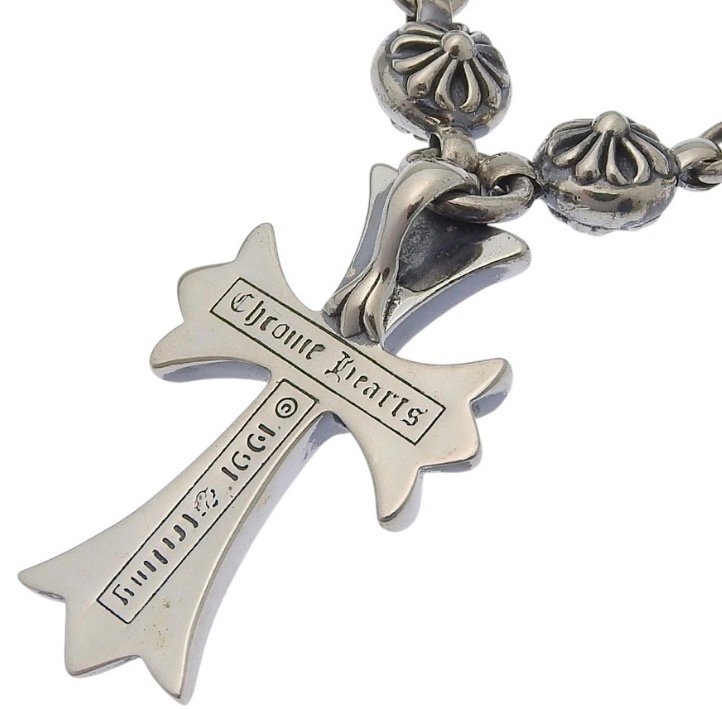 CHROME HEARTS クロムハーツ クロスボールチェーン スモールCHクロ（古着・ファッション）の商品画像 - 査定依頼日：2026年5月24日 - 最高査定価格：230,000円