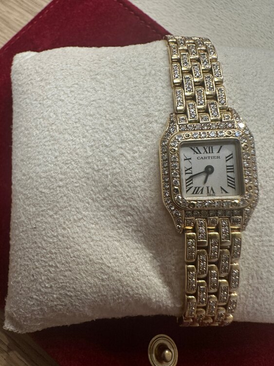 カルティエ　ミニパンテール　アフターダイヤ（高級時計）の商品画像 - 査定依頼日：2025年5月19日 - 最高査定価格：700,000円