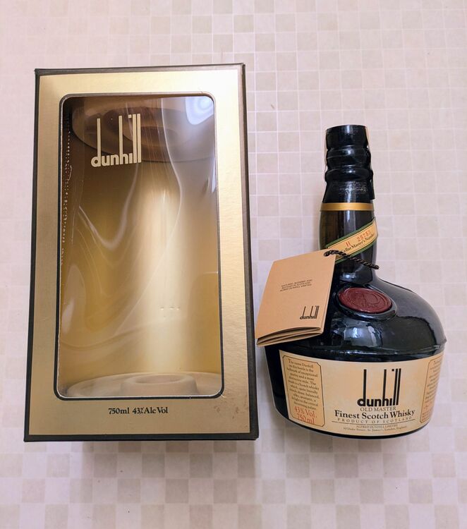 DUNHILL ダンヒル オールドマスター ファイネスト スコッチウイスキー（お酒）の商品画像 - 査定依頼日：2025年10月28日 - 最高査定価格：3,500円