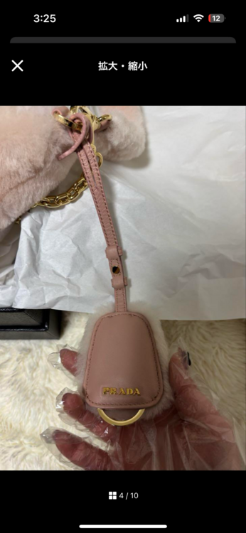 プラダ トライアングル ファー 2WAYショルダーバッグ（ブランドバッグ）の商品画像 - 査定依頼日：2025年4月23日 - 最高査定価格：160,000円