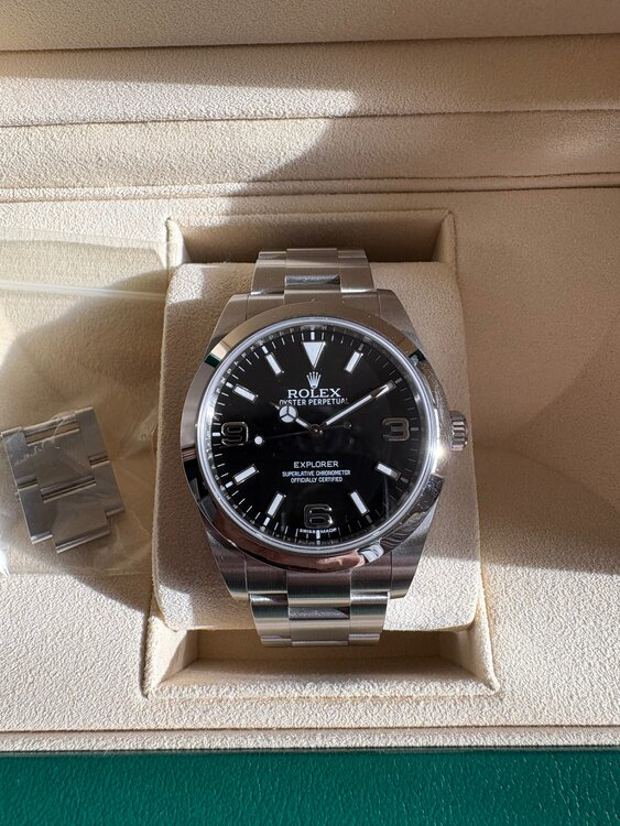 エクスプローラー1 39ミリ（高級時計）の商品画像 - 査定依頼日：2025年5月11日 - 最高査定価格：970,000円