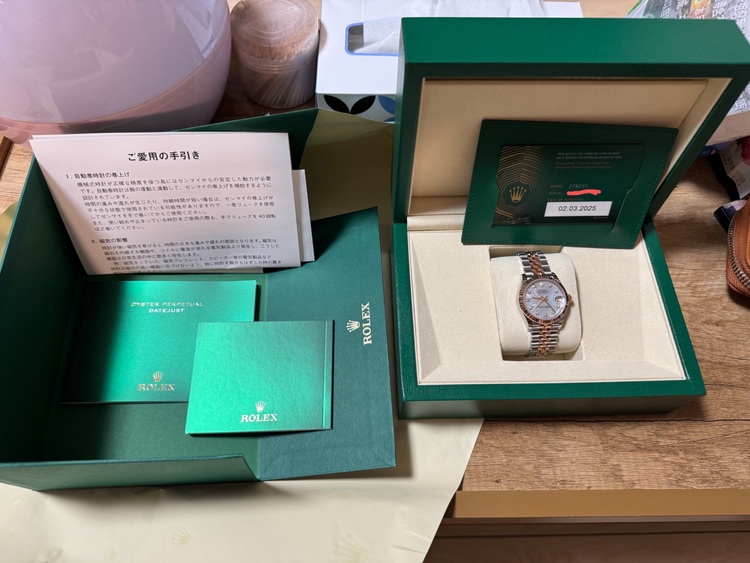 ロレックスデイトジャスト31mm（高級時計）の商品画像 - 査定依頼日：2025年6月21日 - 最高査定価格：2,750,000円