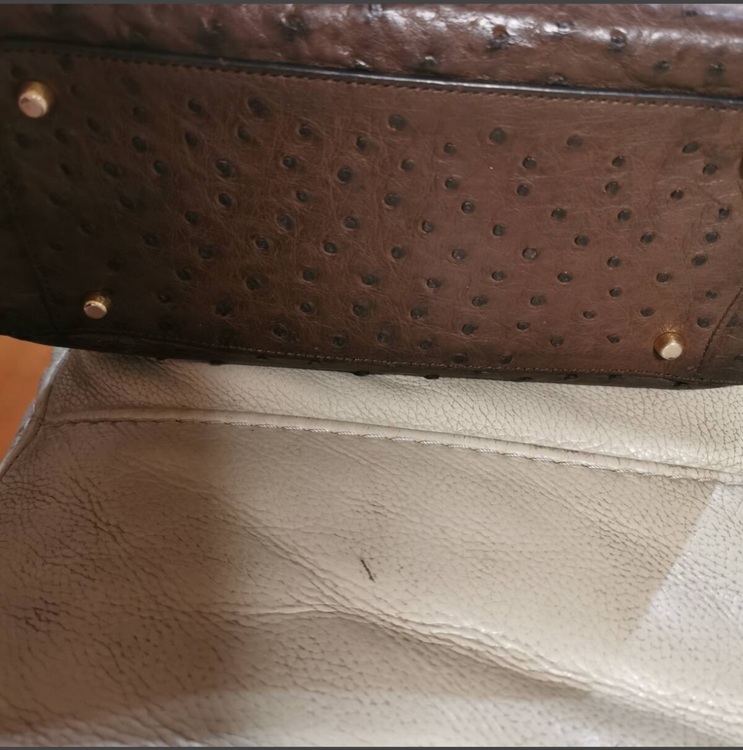 モラビト　morabito オーストリッチ　ハンドバック（ブランドバッグ）の商品画像 - 査定依頼日：2025年8月18日 - 最高査定価格：25,000円