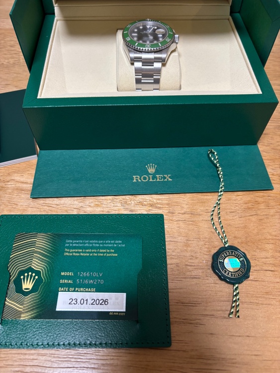 ロレックス サブマリーナー （高級時計）の商品画像 - 査定依頼日：2026年1月26日 - 最高査定価格：2,650,000円