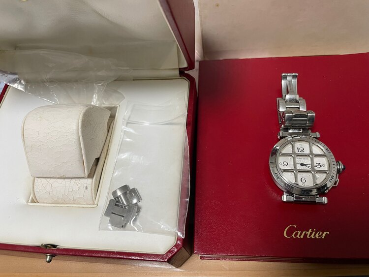 カルティエ パシャ （高級時計）の商品画像 - 査定依頼日：2024年12月20日 - 最高査定価格：350,000円