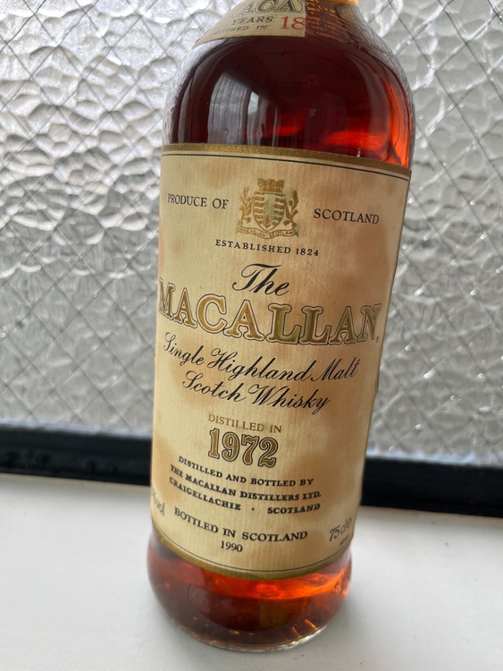 マッカラン 1972 （お酒）の商品画像 - 査定依頼日：2025年9月11日 - 最高査定価格：221,000円