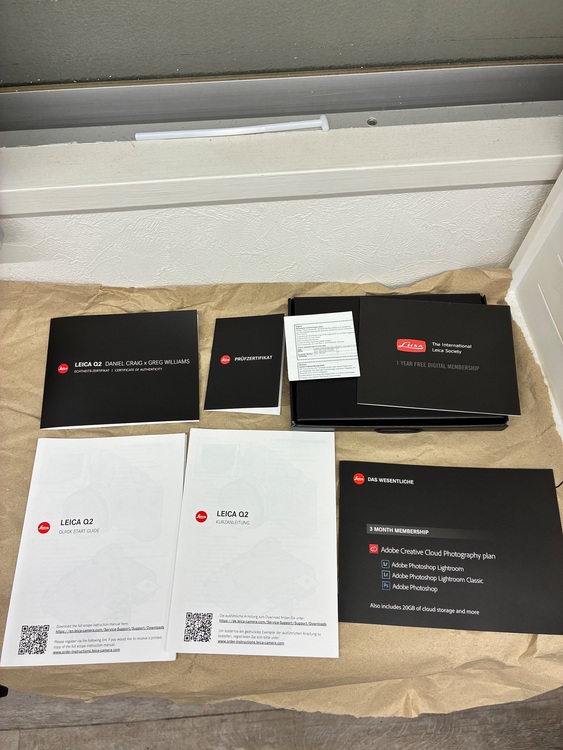 leica Q2 daniel craig✖️greg williams（カメラ）の商品画像 - 査定依頼日：2025年10月30日 - 最高査定価格：600,000円