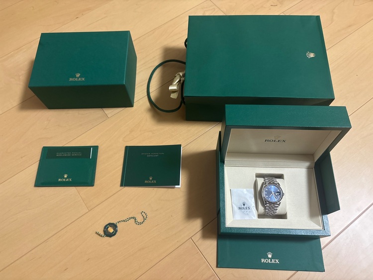 デイトジャスト36ブルー フルジュビ 10pダイヤ（高級時計）の商品画像 - 査定依頼日：2025年9月9日 - 最高査定価格：2,250,000円