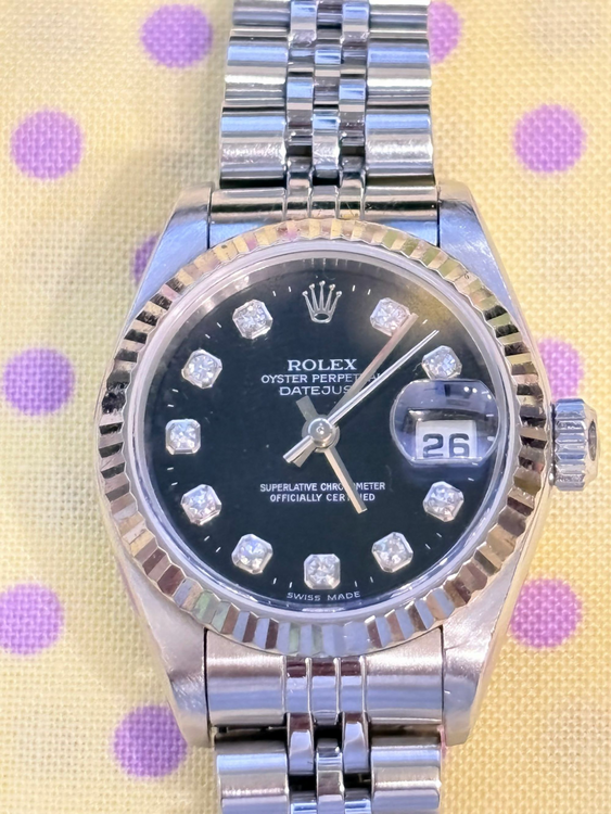 ロレックス デイトナ ロレックス デイトジャスト 10Pダイヤ 69173G（高級時計）の商品画像 - 査定依頼日：2025年9月22日 - 最高査定価格：810,000円