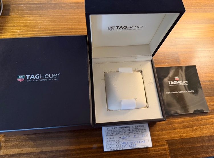 タグ・ホイヤー カレラ キャリバー1887 クロノグラフ（高級時計）の商品画像 - 査定依頼日：2026年2月25日 - 最高査定価格：250,000円