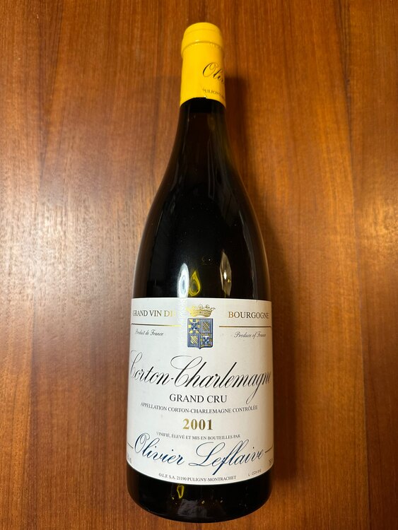 オリヴィエ ルフレーヴ コルトン・シャルルマーニュ 2001 グランクリュ（お酒）の商品画像 - 査定依頼日：2025年3月26日 - 最高査定価格：26,000円