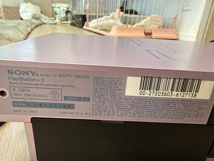 PS2 SCPH-39000 ピンク（ゲーム機本体・ゲームソフト）の商品画像 - 査定依頼日：2025年12月12日 - 最高査定価格：3,000円