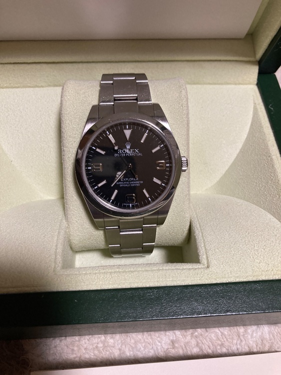 ロレックス エクスプローラー 214270（高級時計）の商品画像 - 査定依頼日：2025年11月6日 - 最高査定価格：1,100,000円