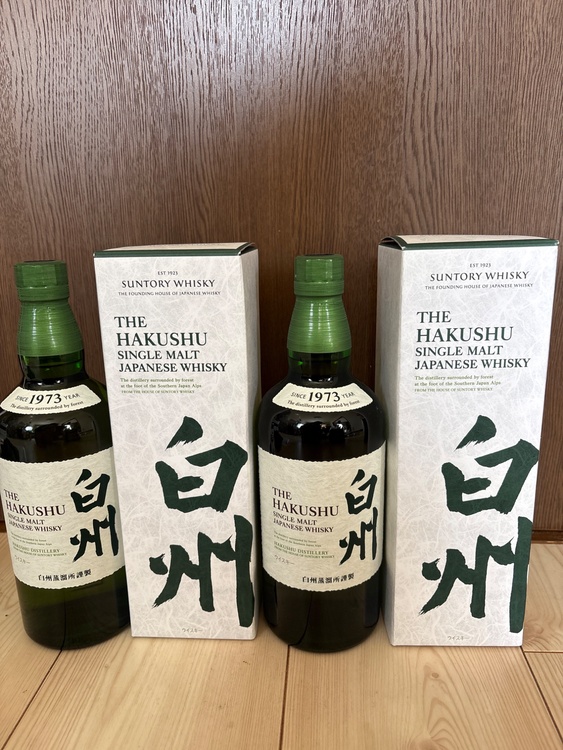 サントリーシングルモルトウィスキー白州（お酒）の商品画像 - 査定依頼日：2026年4月18日 - 最高査定価格：19,000円
