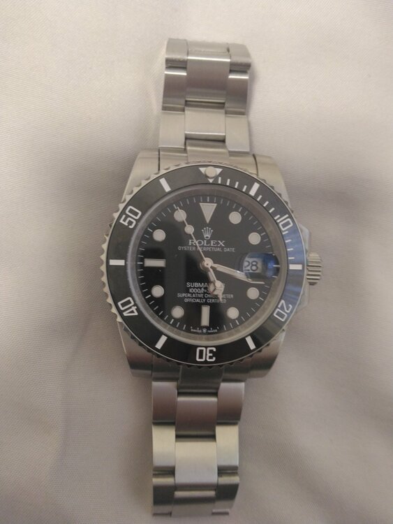 ロレックス サブマリーナー 116610LN ランダムシリアル（高級時計）の商品画像 - 査定依頼日：2026年2月28日 - 最高査定価格：1,600,000円