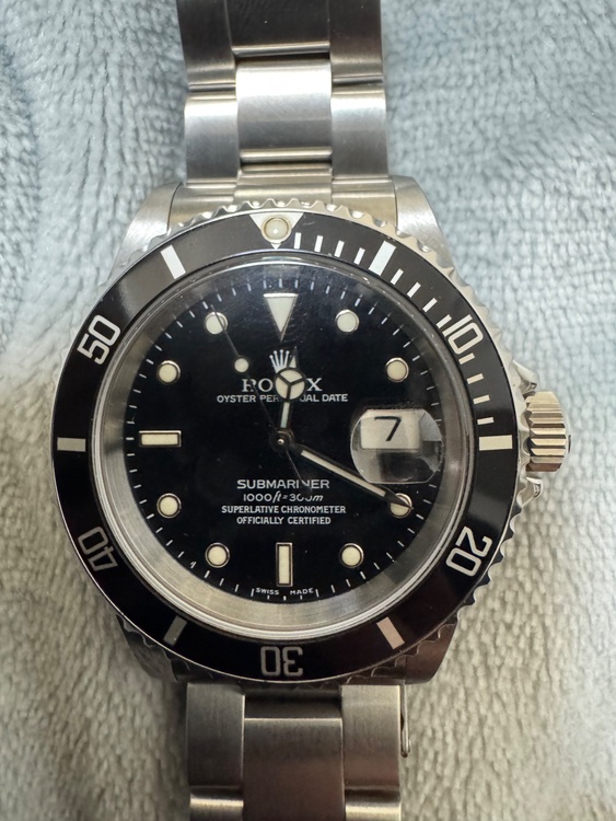 サブマリーナ　16610 U盤（高級時計）の商品画像 - 査定依頼日：2026年1月26日 - 最高査定価格：1,500,000円