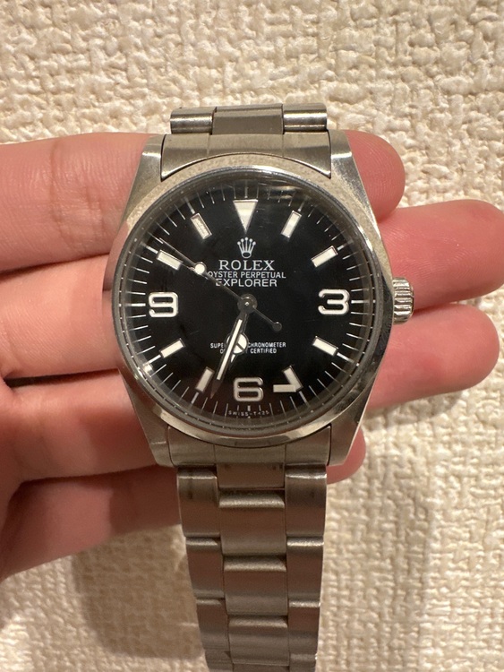 ロレックス エクスプローラー 11427（高級時計）の商品画像 - 査定依頼日：2025年11月2日 - 最高査定価格：450,000円