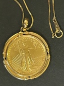 コインネックレス（金・貴金属）の商品画像 - 査定依頼日：2026年3月9日 - 最高査定価格：70,000円