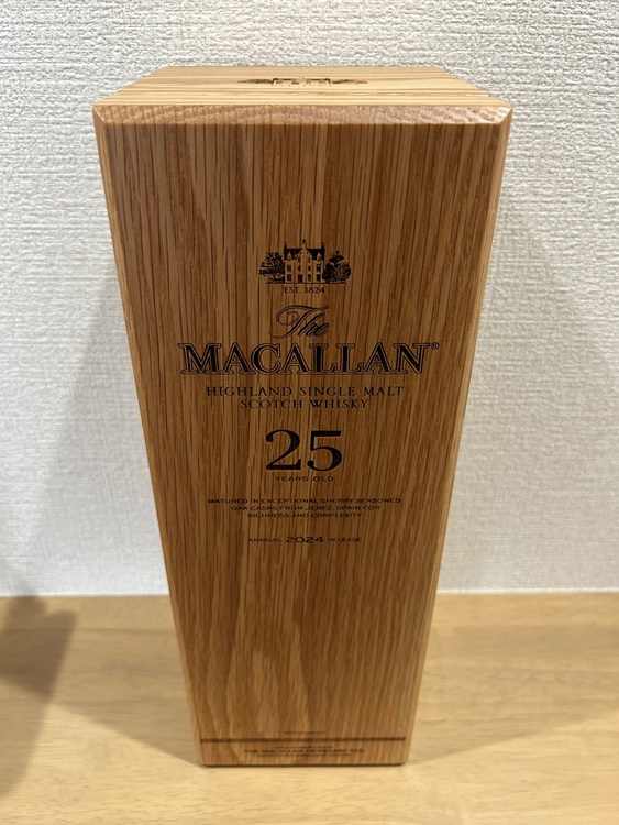 25年　2024年製造（お酒）の商品画像 - 査定依頼日：2025年9月8日 - 最高査定価格：130,000円
