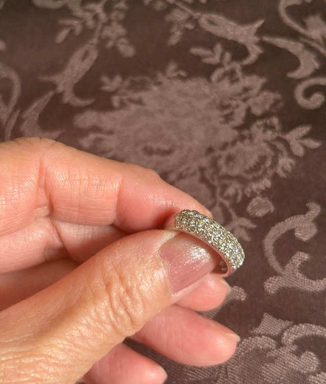 WG1カラットダイヤパヴェリング（金・貴金属）の商品画像 - 査定依頼日：2025年8月8日 - 最高査定価格：100,000円