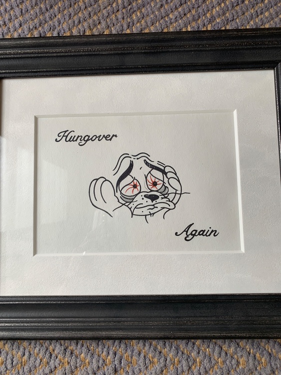 Hungover Again（美術品・骨董品）の商品画像 - 査定依頼日：2026年4月21日 - 最高査定価格：3,000円