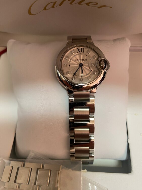 カルティエ バロンブルー WE90207（高級時計）の商品画像 - 査定依頼日：2025年4月26日 - 最高査定価格：530,000円