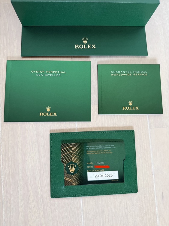 ロレックス シードゥエラー 126603（高級時計）の商品画像 - 査定依頼日：2025年12月18日 - 最高査定価格：2,750,000円