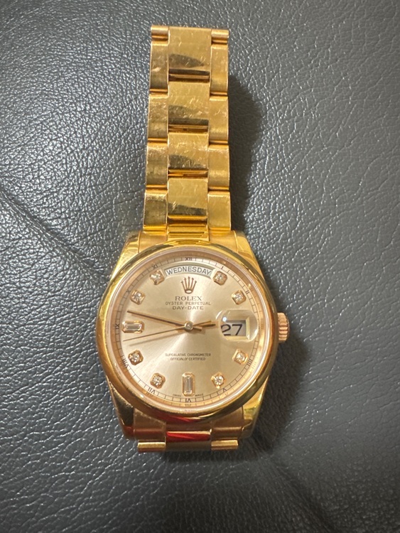 ロレックス デイデイト （高級時計）の商品画像 - 査定依頼日：2025年8月27日 - 最高査定価格：4,000,000円